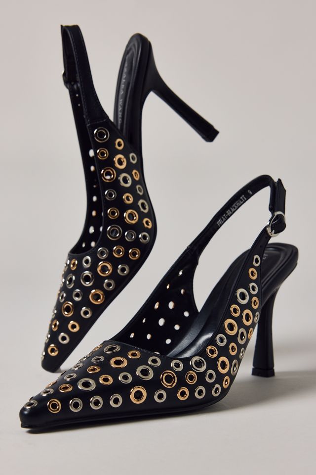 Azalea Wang Felai Metal Rivet High Heel #1