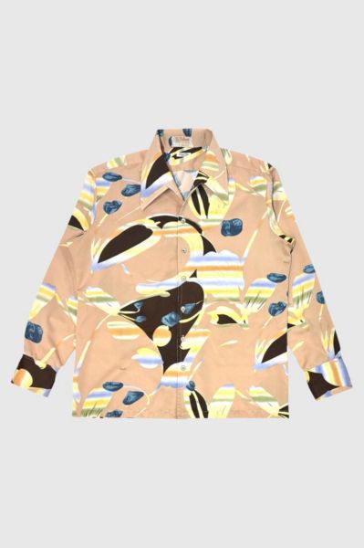 Vintage 1970's D'avila Printed Disco Shirt