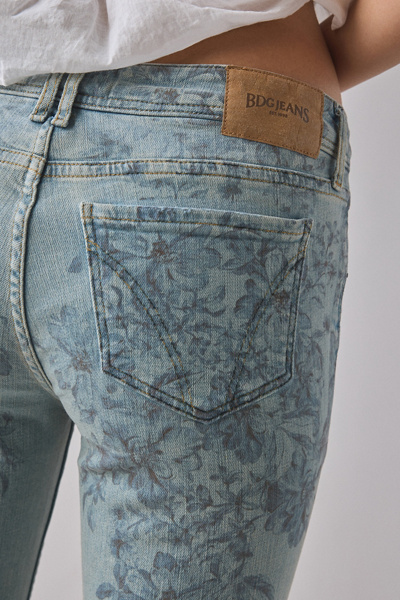 BDG Brooke Printed Low-Rise Flare Jean