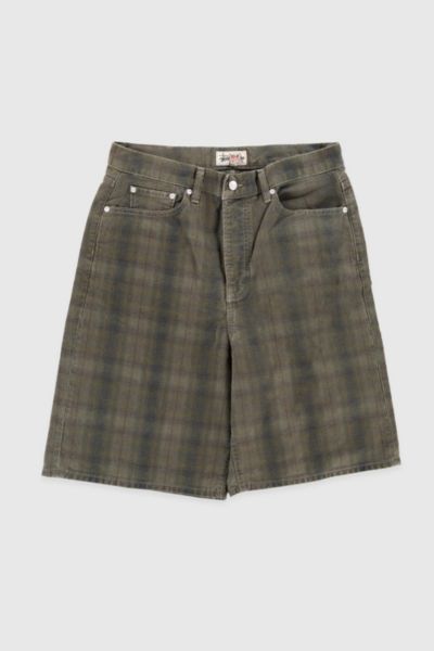 パンツ Stussy Big OL Short Canvas Plaid Brown Big Ol' Short Canvas Plaid in brown – Stüssy – Stussy AU