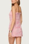 Edikted Romey Beaded Chiffon Mini Dress