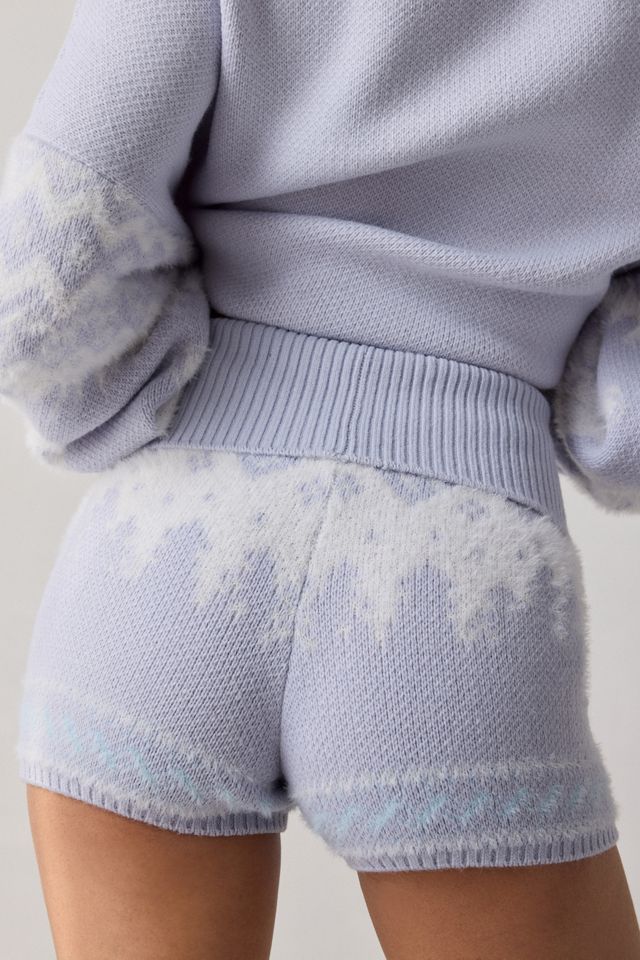 Short de détente en tricot à motif Fair Isle Hit The Slopes Out From Under #3