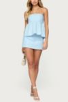 Edikted Avalai Linen Look Mini Skort