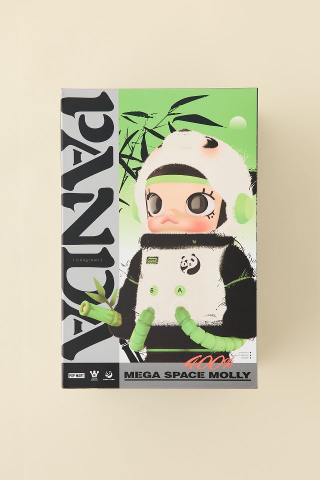 POP MART Mega Space Molly 400% Panda Figure #5