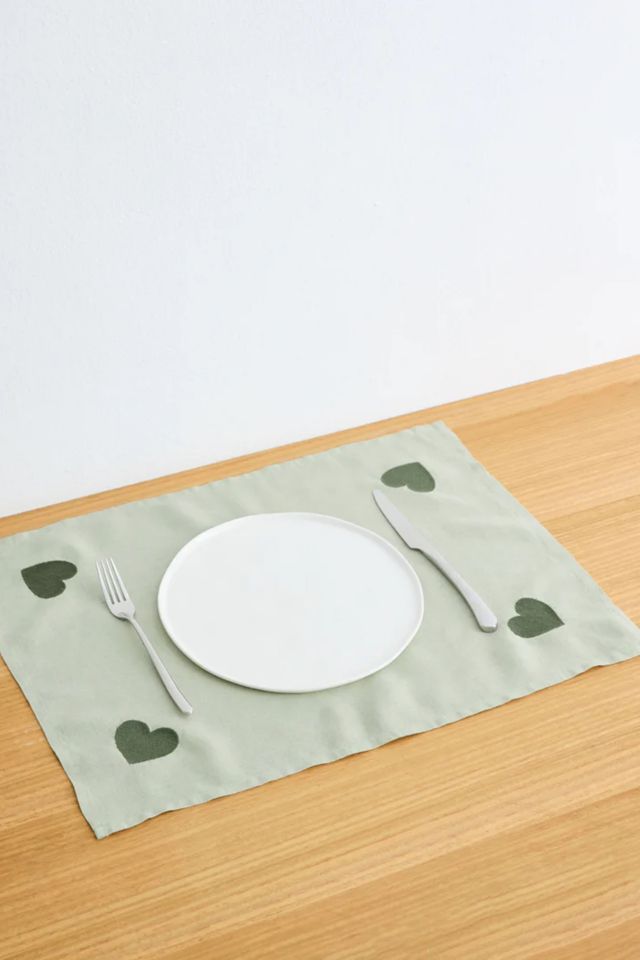 Bed Threads French Flax Linen Amour Placemats #1