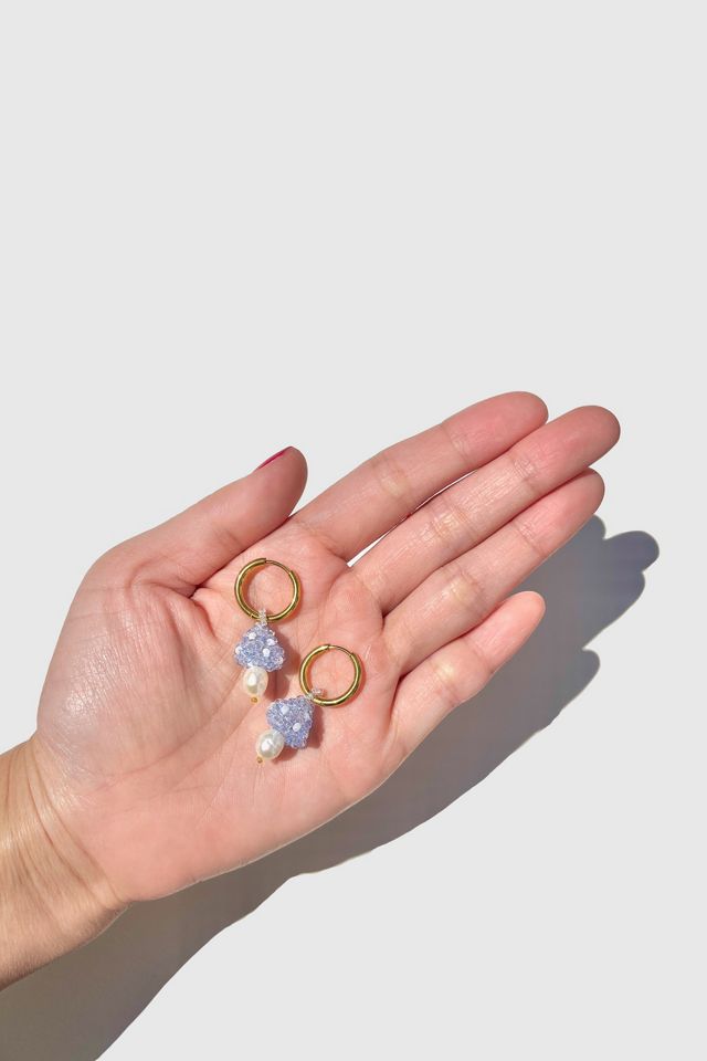 Dream Song Beaded Mushroom Earrings #2