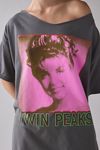 Twin Peaks Graphic Off-The-Shoulder T-Shirt Dress