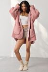 Out From Under Cloud Nine Reversible Fleece Hooded Teddy Jacket