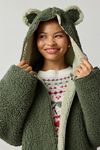 Out From Under Cloud Nine Reversible Fleece Hooded Teddy Robe