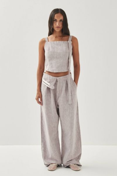 【YOURNUS】Block Nylon Crop Pants PANTBRONZE.jpg?format=1000w