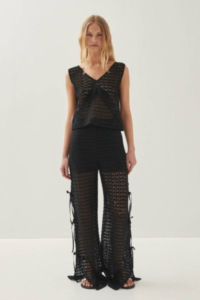 Alohas Kioko Knit Top In Black, Women's At Urban Outfitters In Black