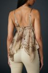UO Spellbound Shimmer Chiffon Hanky Hem Babydoll Cami