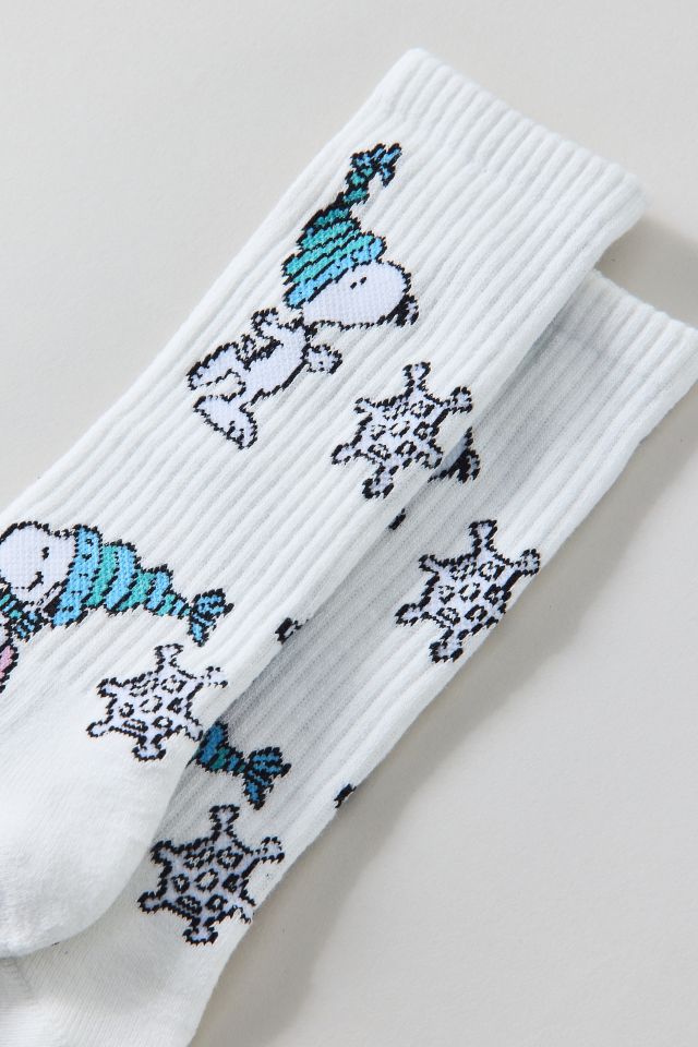 Peanuts Snoopy Slopes Crew Sock #1