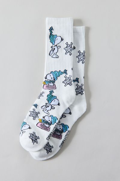 Peanuts Snoopy Slopes Crew Sock