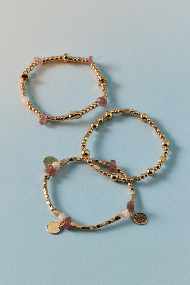 Sophia Stretch Beaded Bracelet Set #1