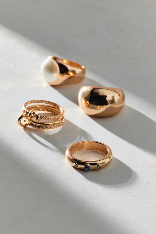 Bea Pearl Ring Set #2