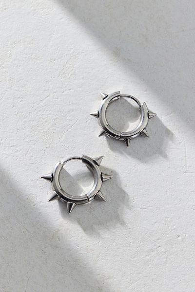 Boucle d'oreille créole étanche Spike