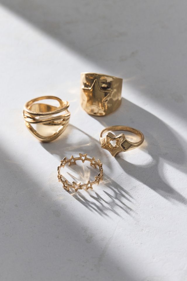 Walk Of Fame Chunky Ring Set #1