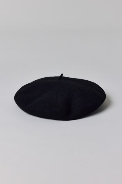 San Diego Hat Company Wool Beret In Black, Women's At Urban Outfitters