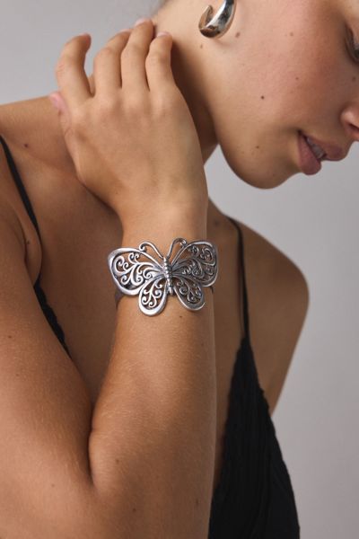 Marisol Butterfly Metal Cuff Bracelet