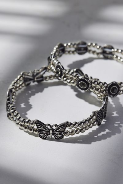 Marisol Butterfly Stretchy Bracelet Set