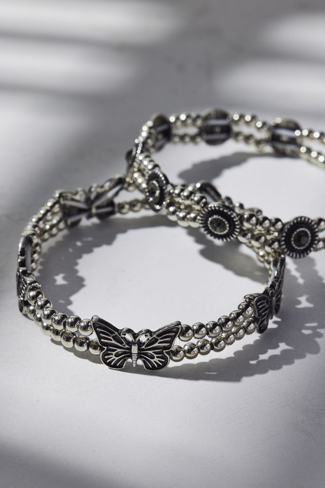 Ensemble de bracelets extensibles papillon Marisol #2