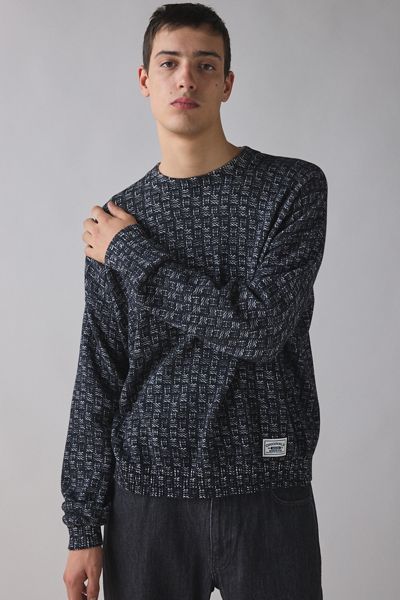 Stussy Roll V Neck Fair Isle Sweater | Urban Outfitters