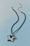 Jade Star Pendant Corded Necklace