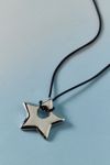 Jade Star Pendant Corded Necklace