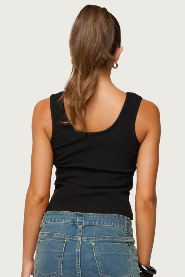 Edikted Beach Babe Scoop Tank Top #4
