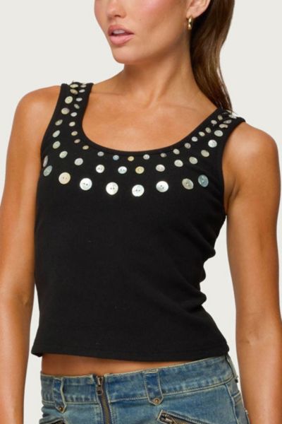 Edikted Beach Babe Scoop Tank Top