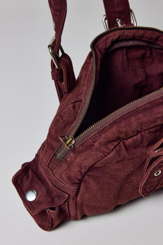 BDG Colored Denim Duffle Shoulder Bag #4