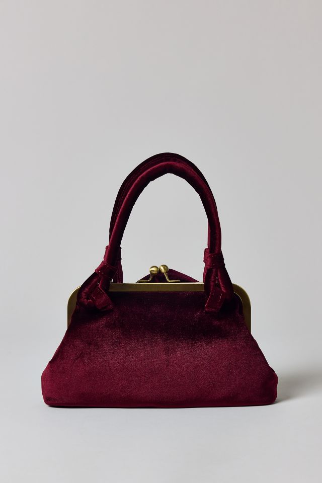 Kimchi Blue Rose Velvet Kisslock Bag #3