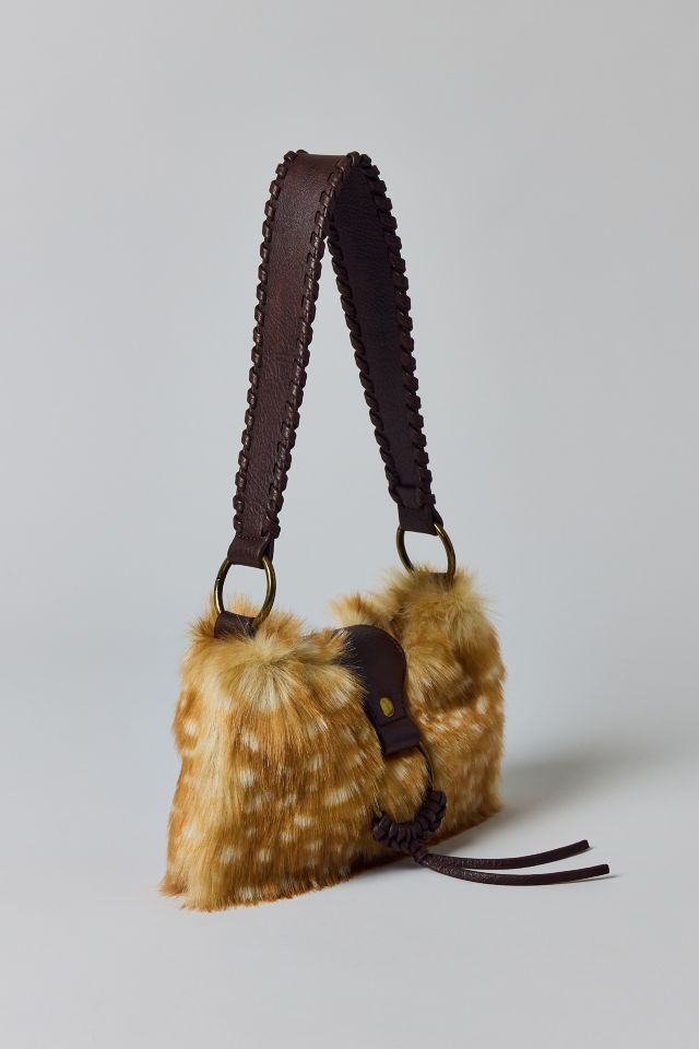 Silence + Noise Yasmin Faux Fur Shoulder Bag #2