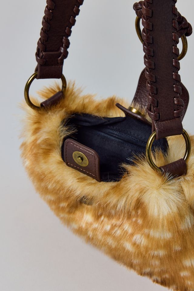 Silence + Noise Yasmin Faux Fur Shoulder Bag #4