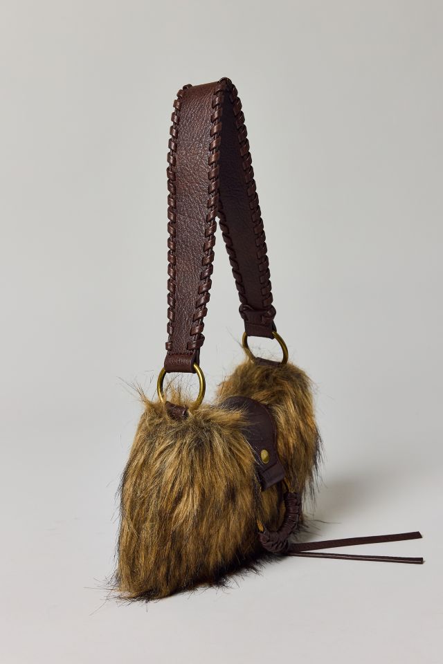Silence + Noise Yasmin Faux Fur Shoulder Bag #2
