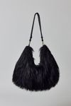 Silence + Noise Yasmin Faux Fur Hobo Bag