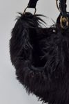 Silence + Noise Yasmin Faux Fur Hobo Bag