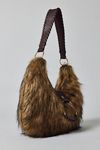 Silence + Noise Yasmin Faux Fur Hobo Bag