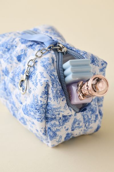 Mini Quilted Pouch Keychain