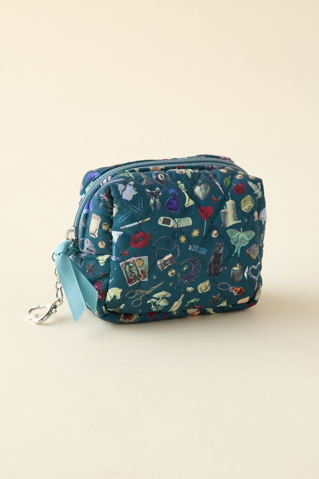 Mini Quilted Pouch Keychain #1