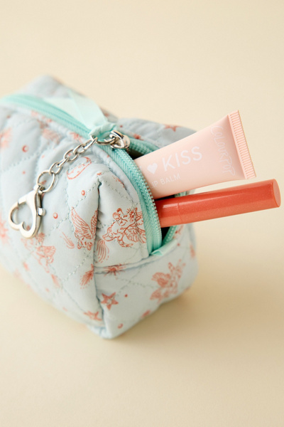 Mini Quilted Pouch Keychain