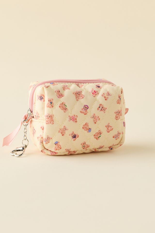 Mini Quilted Pouch Keychain #1