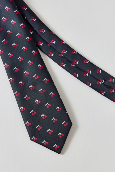 Cherry Print Neck Tie