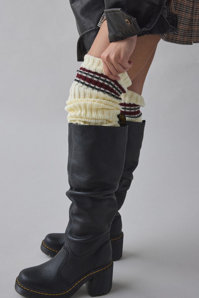 Athletic Striped Leg Warmers #1