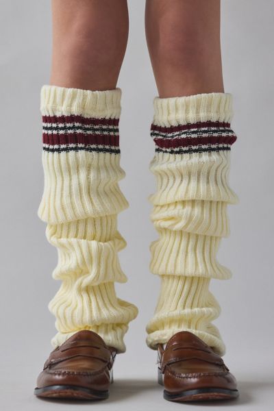 Athletic Striped Leg Warmers