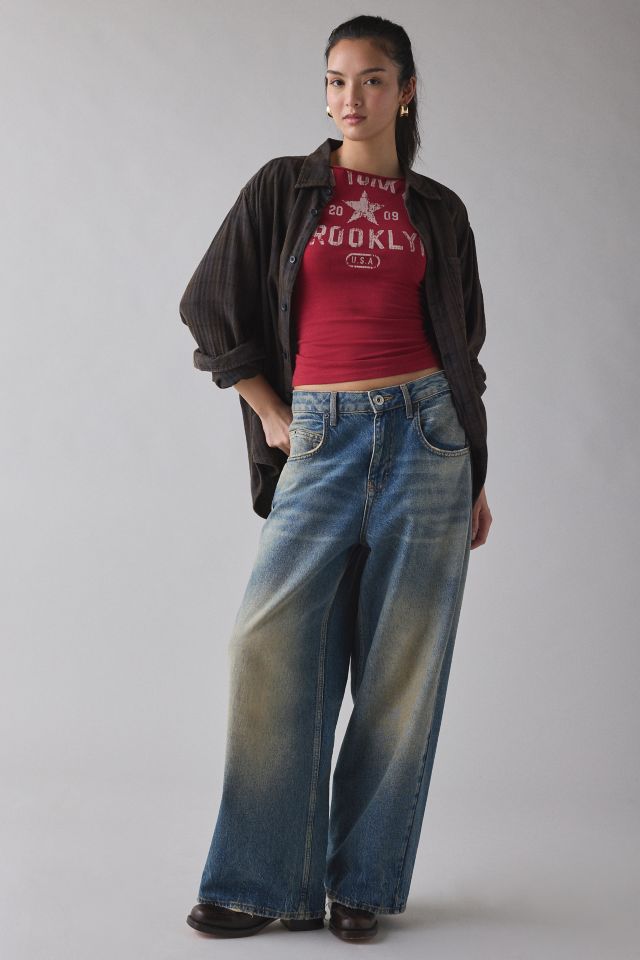 NYC Graphic Off-The-Shoulder Slim Tee #2