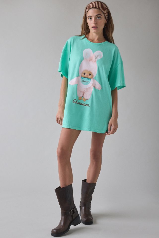Monchhichi Chimutan Plush Graphic T-Shirt Dress #2