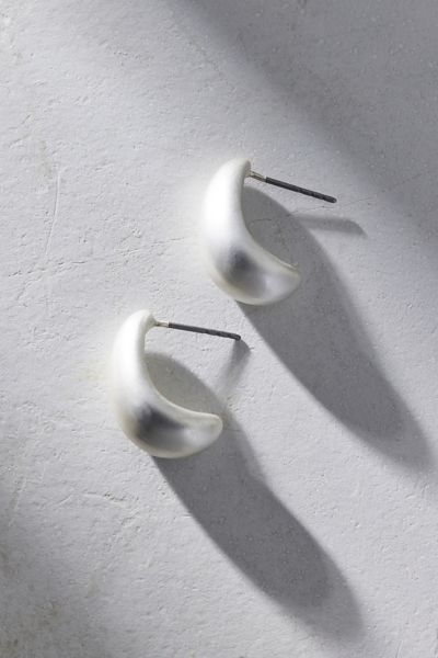 Matte Metal Dome Post Earring