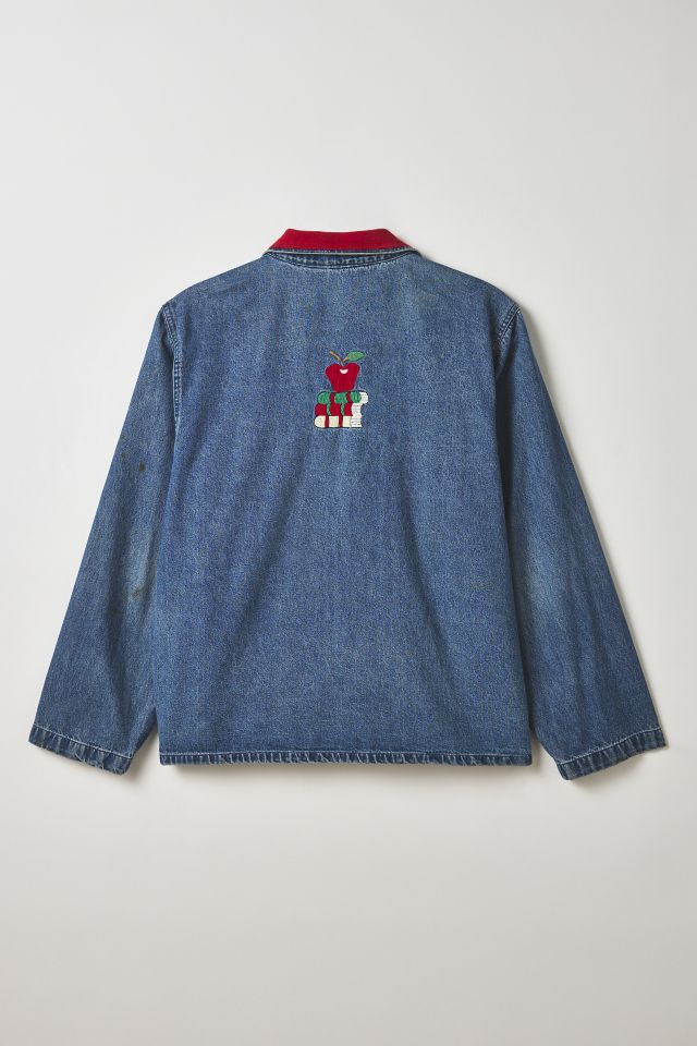Vintage By Devin Embroidered Patchwork Denim Jacket #1